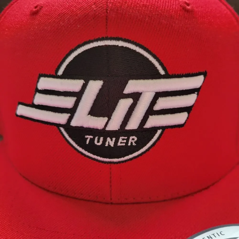 ELITE TURNER Hat Cap Red One Size Adjustable Embroidery Custom Car Show Events